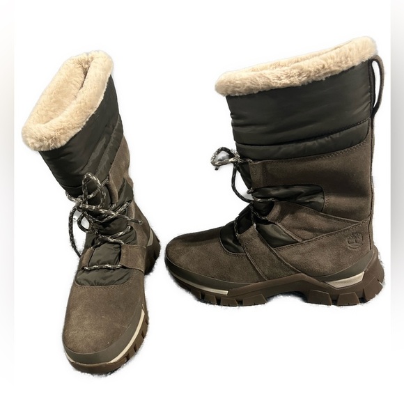 Timberland Jenness Falls WP Insulated Boot Suede Waterproof Sz 7 - Picture 3 of 12